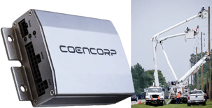 Coencorp-equipment-tracking-unit-gps-tracker-for-fleets-service-vehicles-working-on-power-lines