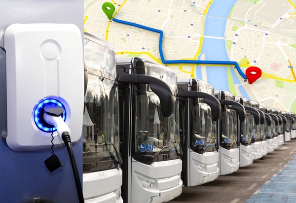 Row-of-Electric-Buses-with-a-GPS-Map-Context-Based-Range-Prediction-with-SM2-Fleet-Management-System