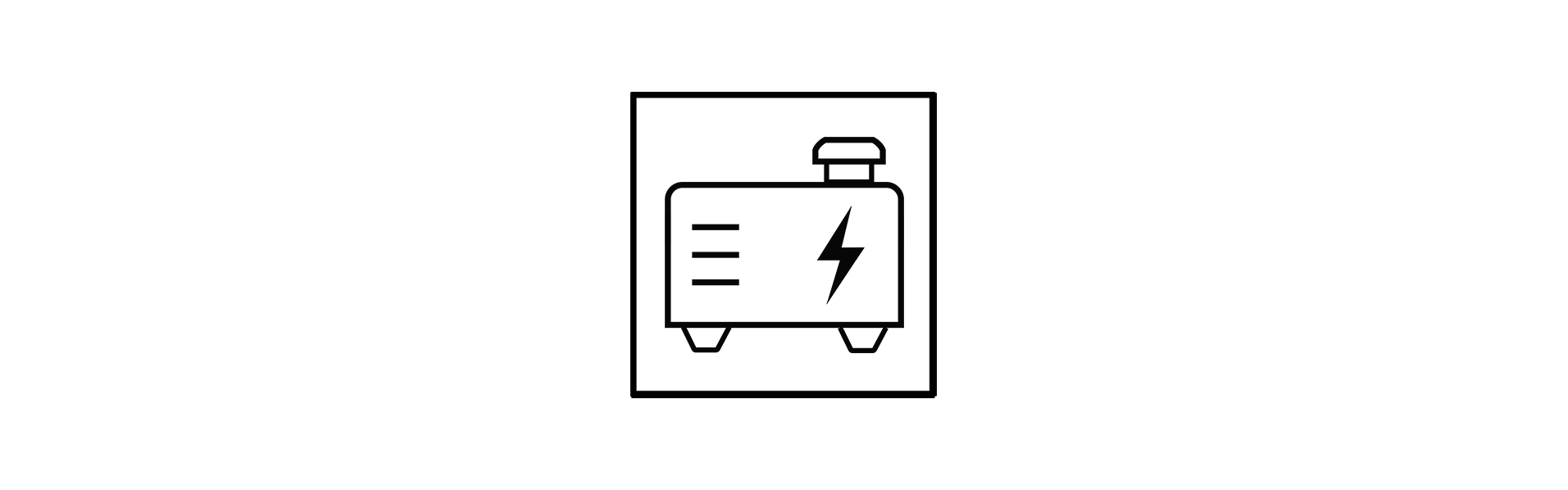 construction diesel generator icon